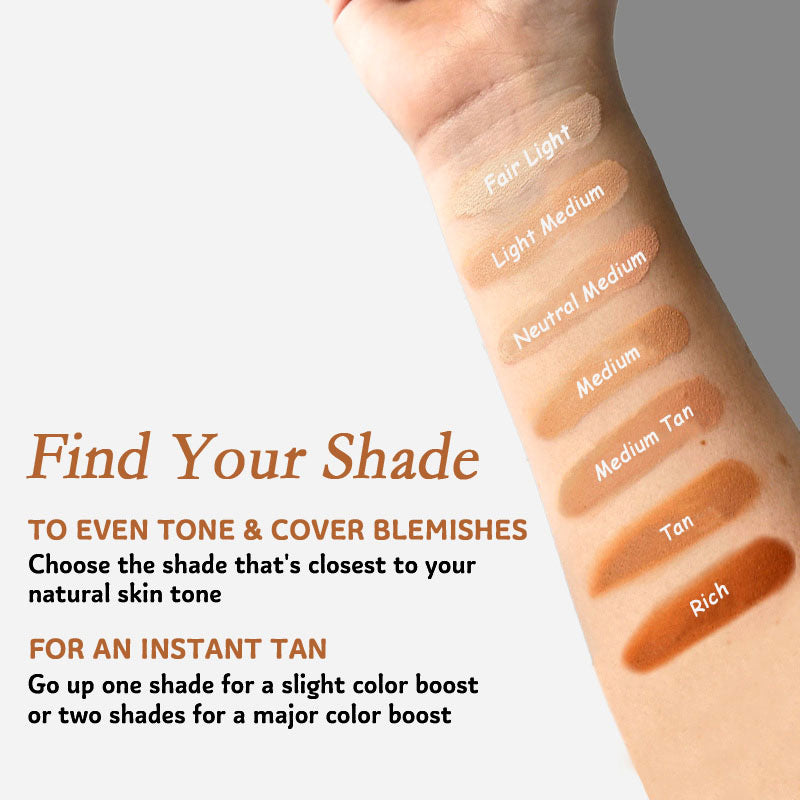 🕒Only 3 Hours Left🕒60% OFF!CC+ NudeGlow Foundation SPF40 – Flawless Base + Sunscreen + Niacinamide – FREE Luxe Brush!