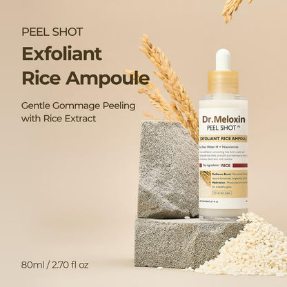 🕒PeelShot Glow Rice Ampoule Duo