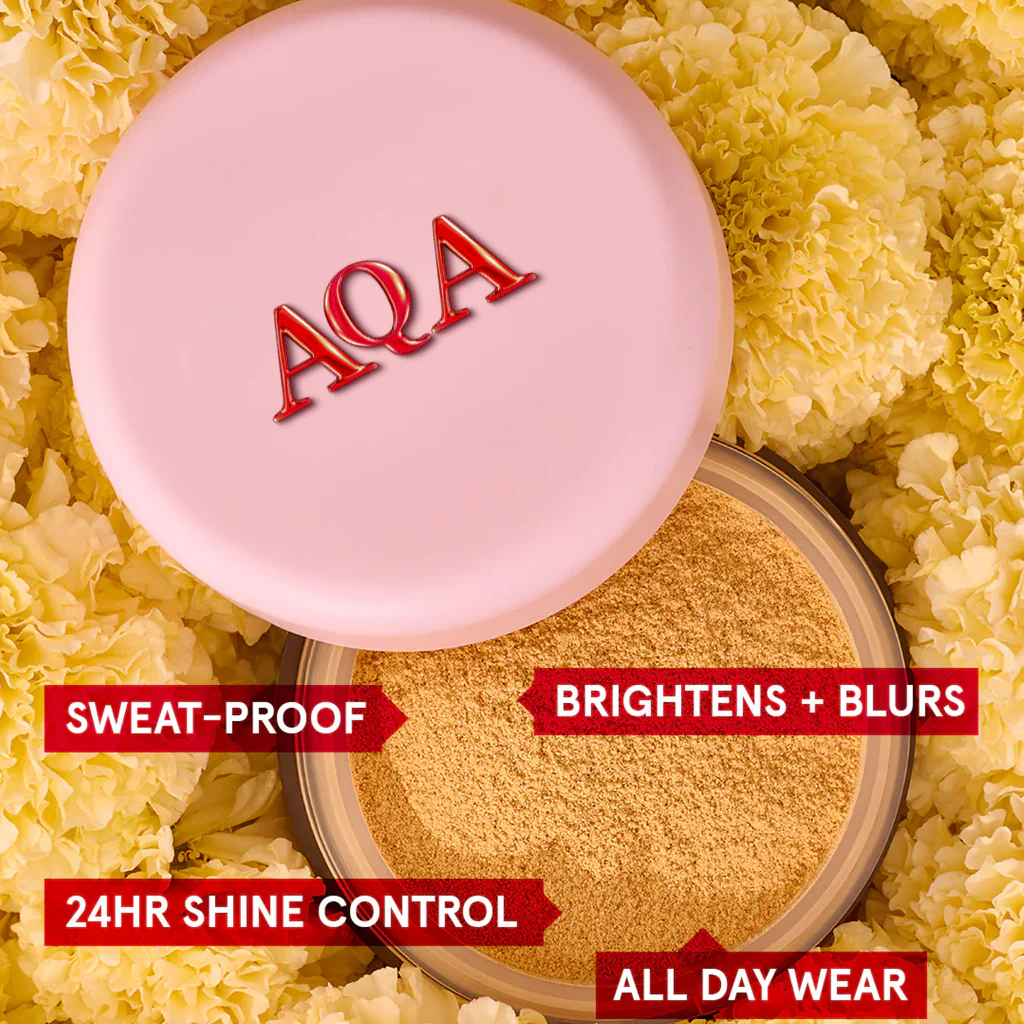 🕒Last 3 Hours🕒Ultimate Blurring Setting Powder (Free Puff) 24-HR Shine Control, Loose Powder
