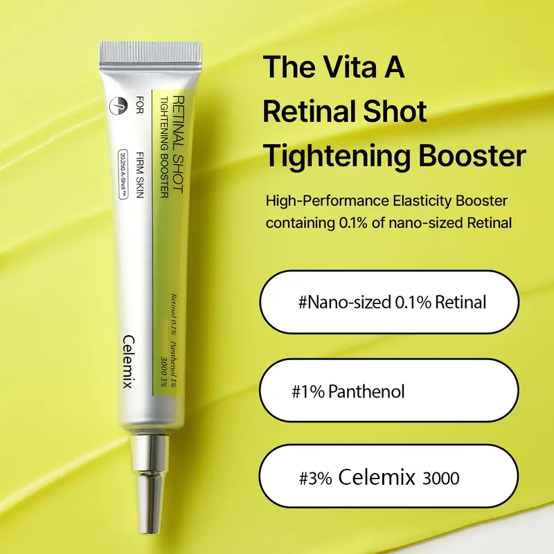 🕒[Celemix Official] Vita A Retinal Firming Enhancer | Repairs wrinkles and fine lines and tightens skin | Makes skin smoother in seven days