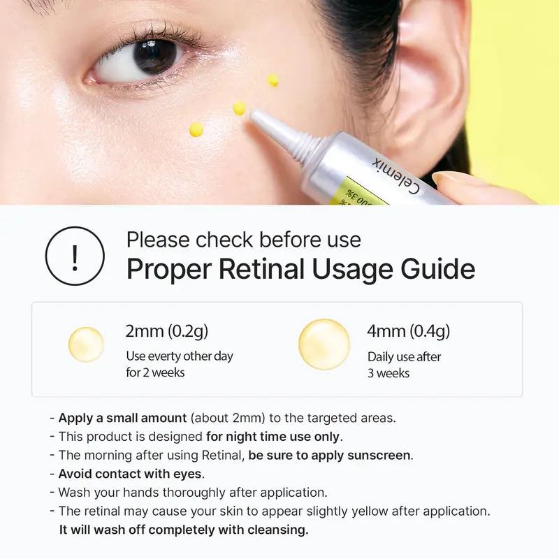 🕒[Celemix Official] Vita A Retinal Firming Enhancer | Repairs wrinkles and fine lines and tightens skin | Makes skin smoother in seven days