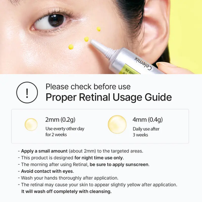 🕒[Celemix Official] Vita A Retinal Firming Enhancer | Repairs wrinkles and fine lines and tightens skin | Makes skin smoother in seven days