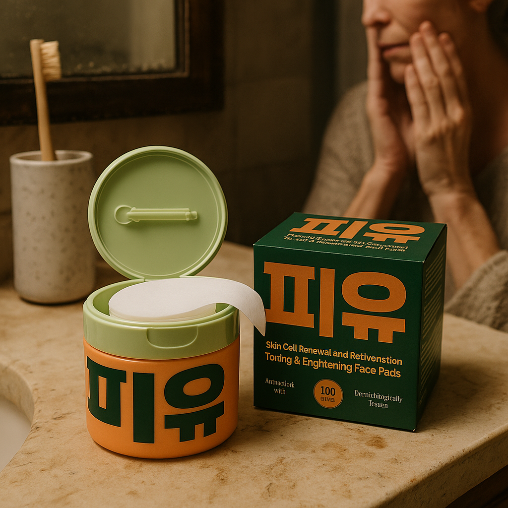 🕒Korean Anti-Aging Toner Pads – Fades Dark Spots & Wrinkles Fast (100 Pads)