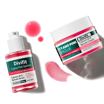 [Divifit]🕒Lumi Pore & Spot Care Duo | Shrinks Pores & Fades Blemish Marks | Cyano Pink Spicule Serum + Picotonic Shot Ampoule  [🕒Limited Time Offer]