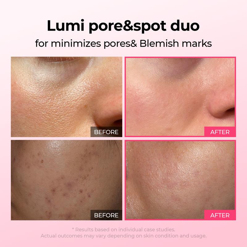 [Divifit]🕒Lumi Pore & Spot Care Duo | Shrinks Pores & Fades Blemish Marks | Cyano Pink Spicule Serum + Picotonic Shot Ampoule  [🕒Limited Time Offer]